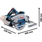 Bosch Gks 18V-68 Gc - Akü ve Şarj Yok - Akülü Daire Testere 06016B5100