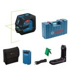 Bosch Gll 20-22 G Akülü Yeşil Lazer Terazi Mıknatıs Aparatlı Çapraz Çizgili