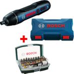 Bosch Go 2 Akülü Vidalama Şarjlı Tornavida + 32 Parça Vidalama Ucu Seti