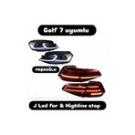 Bosch Golf 7 Led Far-ledstop Takım Golf 7.5 Led Stop Golf Highline Led Stop Kayan Sinyalli