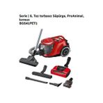 Bosch GS41 Seri6 Siemens IQ500 Toz Torbasız Süpürge Filtresi Çarşı Ev Gereçleri