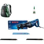 Bosch Gsa 120 Tilki Kuyruğu Testeresi 3 Bıçaklı + Bosch Sırt Çantası +Japon Yapıştırıcı Seti