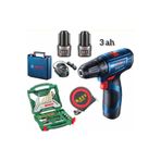 Bosch Gsb 120 Li Darbeli Vidalama (3 AH ÇİFT BATARYALI) , 50 Parça Uç Seti Ve Prolefs Metre