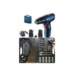 Bosch GSB 120'li Darbeli Matkap Vidalama ve 103 Parça Uç Seti