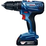 Bosch GSB 180-LI Tek Akülü 224 Parça 18V 2Ah Vidalama Makinesi