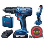 Bosch GSB 180 LI Tek Akülü Darbeli Matkap Vidalama ve Bosch GLI 18 V-300 Şarlı El Feneri