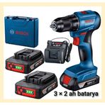 Bosch Gsb 185 Li Darbeli Göstergeli 3 × 2 Ah Batarya
