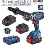 Bosch GSB 18V-150 C Çift Akülü 8 Ah Darbeli Vidalama Makinesi