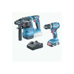 Bosch GSB 18V-25 GBH 18V Professional 18V Kırıcı Delici & Darbeli Matkap Seti (1x 2Ah Akü)