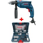 Bosch Gsb 550 Profesyonel Darbeli Matkap + 41 Parça X-Line Delme Vidalama Matkap Ucu Lokma Seti