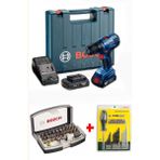 Bosch Gsr 180 Li 1,5 Ah Vidalama Makinası + 59 Parça Uç + Vidalama Seti 3'lü Set