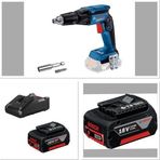 Bosch Gtb 185 Akülü Alçıpan Vidalama 1 ad 4.0 ah Akü + 1 ad 3.0 ah Akü