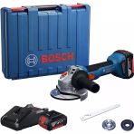 Bosch GWS 18V-8 Çift Akülü 4 Ah Taşlama Makinesi 06019N9020