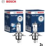 Bosch Halojen Far Ampul H4 Pure Light 12V 60/55W (2 Adet) - Sarı