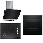 Bosch HBF514BB0T - POP7C6O12O - DWK065G60T 3'lü Siyah Ankastre Set