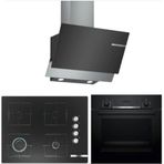 Bosch HBF514BB1T - POP7C6O12O - DWK65AD60R Siyah 3'lü Ankastre Set