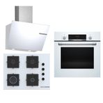 Bosch HBF534EW3T - POP7C2P30O - DWK66PJ20T 3'lü Ankastre Set