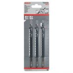 Bosch Hızlı Kesim Serisi Ahşap İçin T 344 D 3 Lü Paket Dekupaj Testeresi Bıçağı