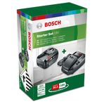 Bosch Home and Garden 18 V Başlangıç Seti, Siyah, PBA 18 V 6.0 Ah W-C Batarya ve AL1830 CV Şarj Cihazı, Sistem Aksesuarları