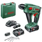Bosch Home And Garden Akülü Kırıcı Delici Uneomaxx (18 Volt Sistemi, 2 Akü, 8 Parça Aksesuar Ucu Dahildir, Betonda Maksimum Delme Çapı 10 mm, Taşıma Çantasında)