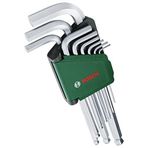 Bosch Home and Garden Alyan Anahtar Takımı Hex 9 Parça