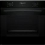 Bosch HUA717BA0T 76 lt Siyah Buhar Destekli Ankastre Fırın