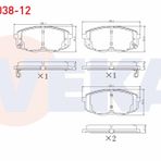 Bosch Hyundai i30 1.6 CRDi 2011-2016 Ön Fren Balatası
