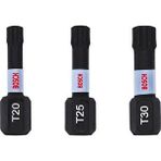 Bosch Impact Control Serisi Tx25 mm 3'lü Vidalama Ucu