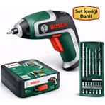 Bosch Ixo 3.6V Şarjlı Vidalama Seti + Bosch x Line 15 Parça Uç Seti