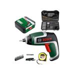 Bosch Ixo 7 Akülü Mini Vidalama , Bosch V-Line 103 Parça Karışık Aksesuar Seti ve Metre