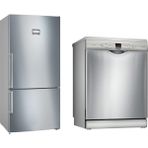 Bosch KGN86AID2N Buzdolabı + SMS44DI01T Bulaşık Makinesi