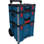 Bosch L-Boxx 1600A037DY Contractor 3'lü Tekerlekli Takım Çantası Seti Dayanıklı Tasarım ve Modüler Özellikler