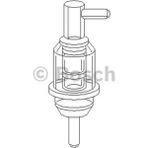 Bosch Mazot Filtresi Seffaf Mazot Ara Filtresi Pipo TIP-014776301, 0014776401, 0014776601,