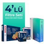 BOSCH Mercedes E 270 CDI Filtre Bakım Seti (2003-2005) 4 lü