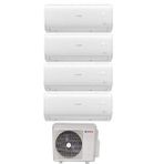 Bosch Multi Split İnverter Klima 42000 Btu 1 Dış + 4 İç Ünite 9000 + 9000 + 9000 + 24000 Btu Beyaz