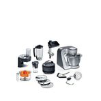 Bosch Mum58359 Serie 4 Metalik İnoks Mutfak Robotu 1000w - Gümüş