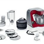Bosch Mum5X720 Mum5 1000W Kırmızı Gümüş Mutfak Robotu