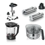 Bosch MUMS6ZS00 Serie 6 Mutfak Makinesi Uyumlu Aksesuar Tamamlama Seti 4 Lü - 1