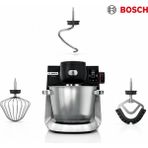 Bosch MUMS6ZS00 Serie 6 Mutfak Şefi 1600 W Paslanmaz Çelik Hazneli Akıllı Sensör Teknolojili Profesyonel Hamur Yoğurma Makinesi - Siyah