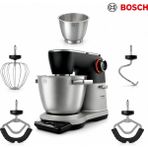 Bosch MUMS8ZS18 Optimum Mutfak Şefi 1800 W 6 L Çelik Hazneli 7 Hız Kademeli Hamur Yoğurma ve Çırpma Makinesi - Gümüş