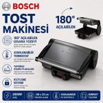 Bosch Mutfak Tartısı Destekli Tost ve Izgara Makinesi Seti, Açık Bej Modern Görünüm, Yapışmaz Yüzey ve Hızlı Kahvaltı Hazırlığı Için Ideal ve Günlük Mutfak Kullanımına Uygun Pratik Çözüm