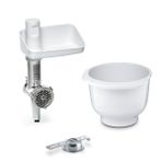 Bosch MUZ5BS1 Lifestyle set Bakingsensation Spritzgebaeckvorsatz, karıştırma kabı, kıyma makinesi, beyaz