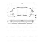 Bosch Nissan Qashqai 2007-2011 Ön Fren Balatası
