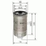 Bosch Opel Astra 1.4 1991-1993 Benzin Filtresi