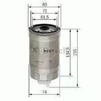 Bosch Opel Astra 1.6i Caravan 1994-1998 Benzin Filtresi