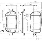 Bosch Opel Astra H 1.6 2004-2013 Arka Balata