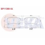 Bosch Opel Insignia 2.0 CDTI 2008-2018 Arka Fren Balatası