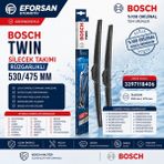 Bosch Orijinal 3397118406 8522087707000 Twin Silecek Takımı 530/475 mm