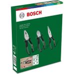 Bosch Pense Seti 3 Parça Kargaburun, Yan Keski, Pense - Yeşil