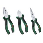 BOSCH Pense Seti - Yan Keski, Kombine Pense, Kargaburun 3 Parça